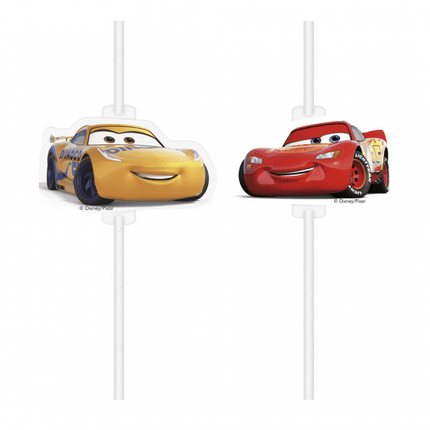 Cars 3 Rietjes Papier 4st van Procos koop je bij Partywinkel