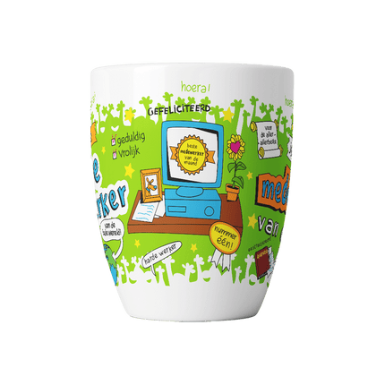 Cartoonmok - Medewerker van Paper Dreams koop je bij Partywinkel