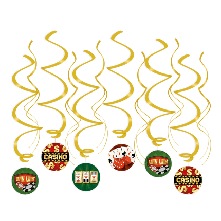 Casino Hangdecoratie 70cm van Paper Dreams koop je bij Partywinkel