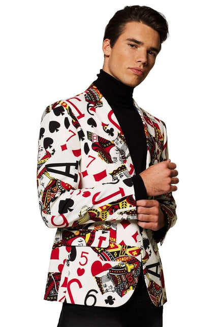 Casino Speelkaarten Blazer Heren OppoSuits van OppoSuits koop je bij Partywinkel