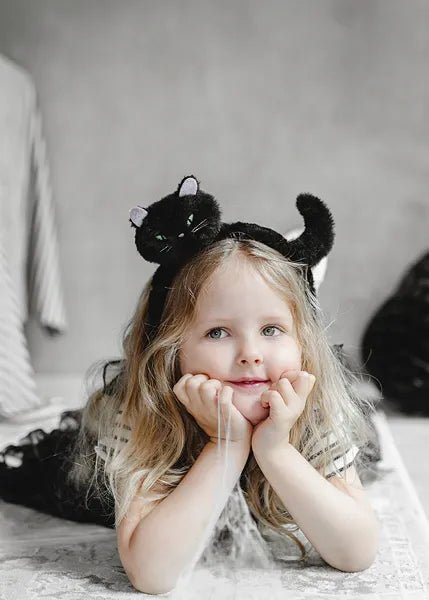 Cat Headband, 23.5x18 cm, black van Partydeco koop je bij Partywinkel