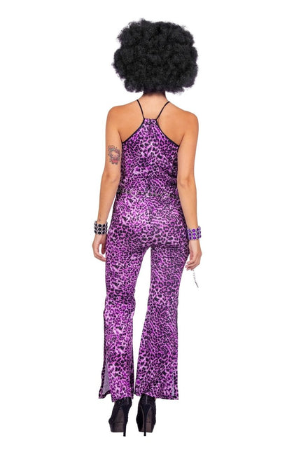 Catsuit panter paars - Partywinkel - 8720059076130