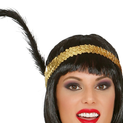 Charleston Jurk Goud Dames van Fiestas Guirca koop je bij Partywinkel