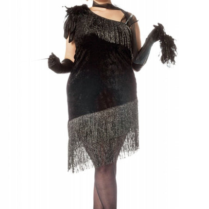 Charleston Jurk Zwart van Wilbers & Wilbers koop je bij Partywinkel