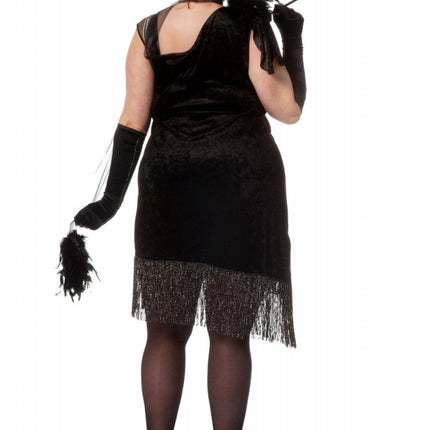 Charleston Jurk Zwart van Wilbers & Wilbers koop je bij Partywinkel