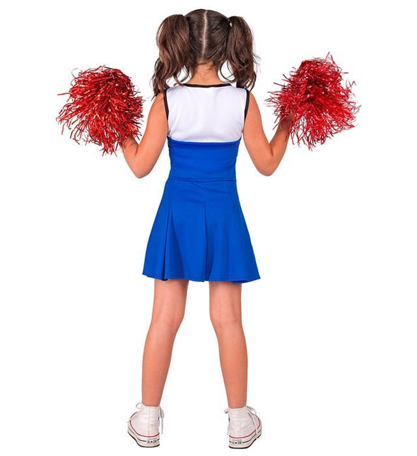 Cheerleader Kostuum Blauw Kind van Widmann koop je bij Partywinkel