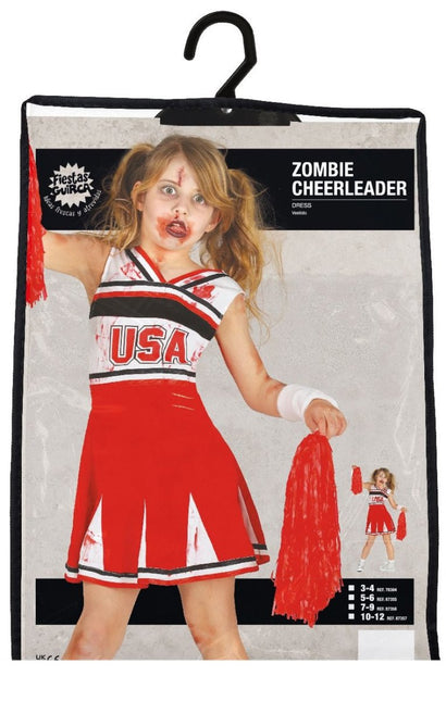 Cheerleader Pak Meisje van Fiestas Guirca koop je bij Partywinkel