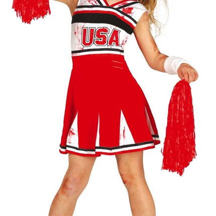 Cheerleader Pak Meisje van Fiestas Guirca koop je bij Partywinkel