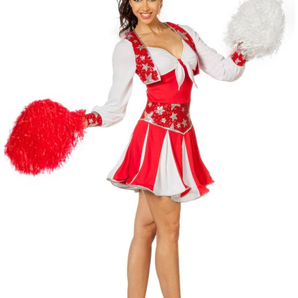 Cheerleader Pakje Rood Dames van Wilbers & Wilbers koop je bij Partywinkel