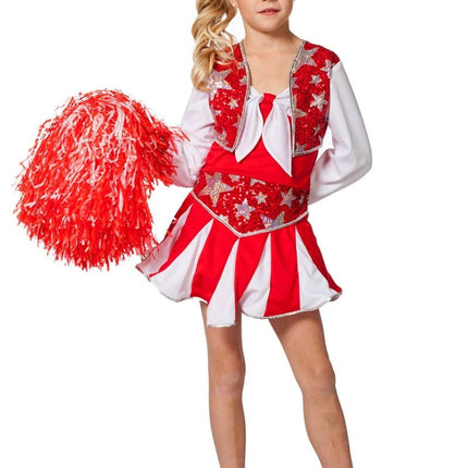 Cheerleader Pakje Rood Kind van Wilbers & Wilbers koop je bij Partywinkel