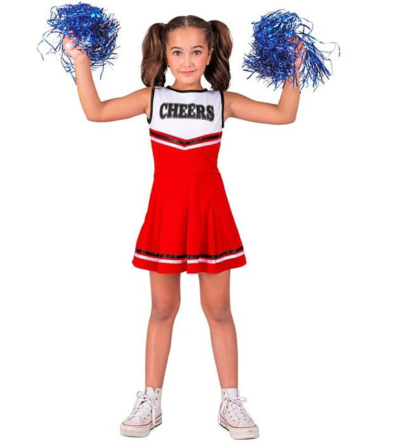 Cheerleader Rood Kostuum Kind van Widmann koop je bij Partywinkel