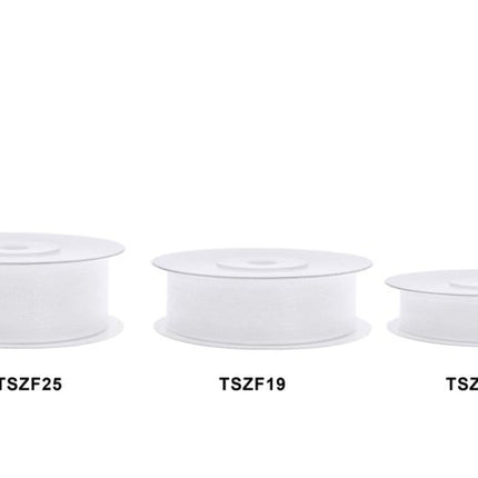 Chiffon Lint Wit 12mm 25m van Partydeco koop je bij Partywinkel