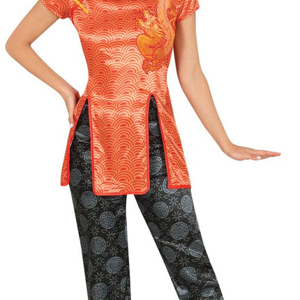 Chinees Kostuum Rood Dames - Partywinkel - 8434077862131