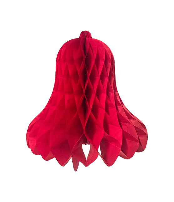 Dzwonek świąteczny 50 cm - czerwony