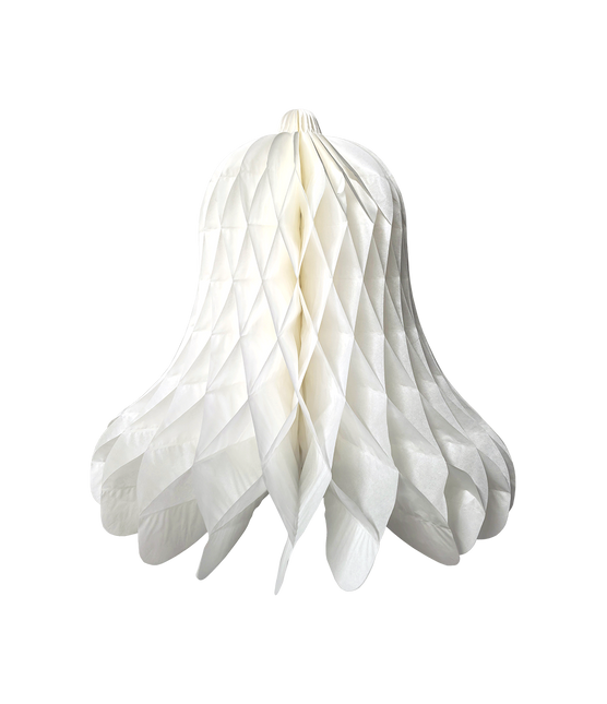 Dzwonek świąteczny 50 cm - biały