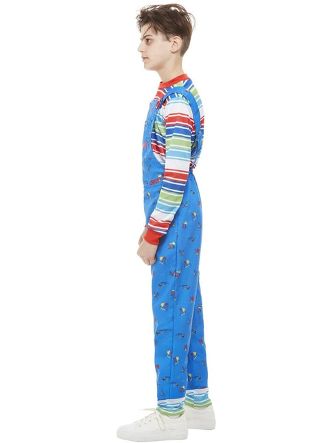 Chucky Costume, Blauw Kind van Smiffys koop je bij Partywinkel