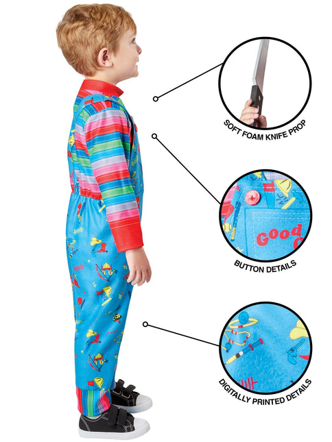 Kostium Chucky niebieski