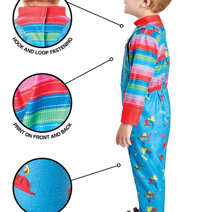 Kostium Chucky niebieski