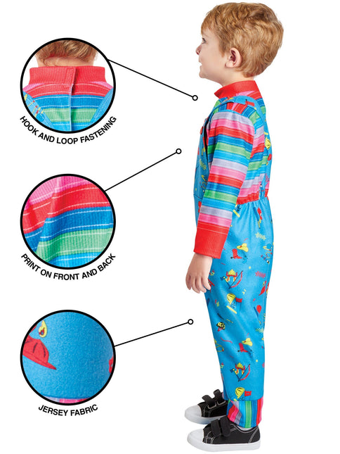 Kostium Chucky niebieski