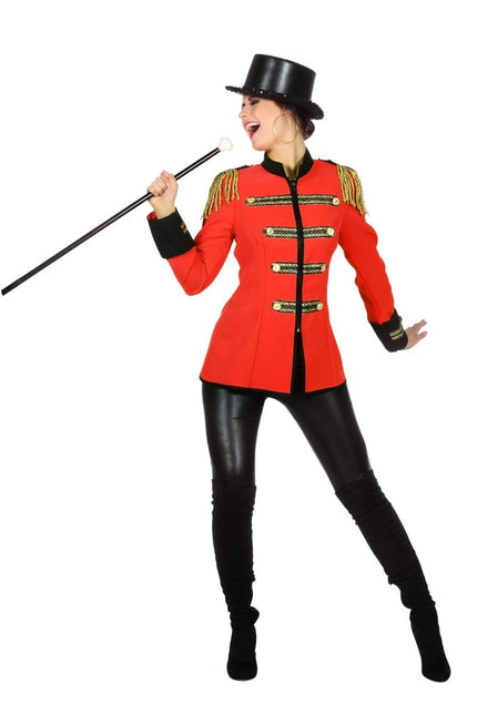 Circus Jas Rood Dames van Wilbers & Wilbers koop je bij Partywinkel