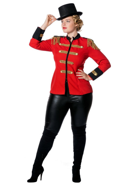 Circus Jas Rood Dames van Wilbers & Wilbers koop je bij Partywinkel