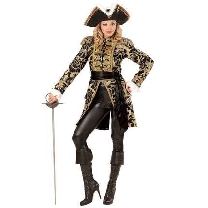 Circus Jas Zwart Goud Dames van Widmann koop je bij Partywinkel