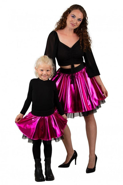 Cirkelrok Metallic Pink van PartyXplosion koop je bij Partywinkel
