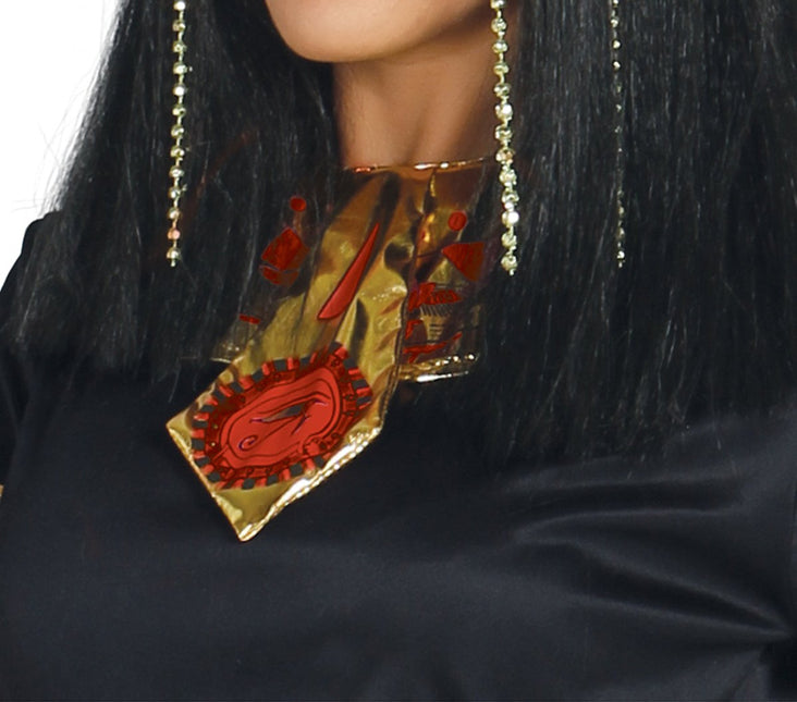 Cleopatra Kostuum Zwart Goud Dames van Fiestas Guirca koop je bij Partywinkel