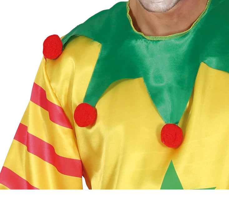 Clown Halloween Kostuum Heren Geel L van Fiestas Guirca koop je bij Partywinkel