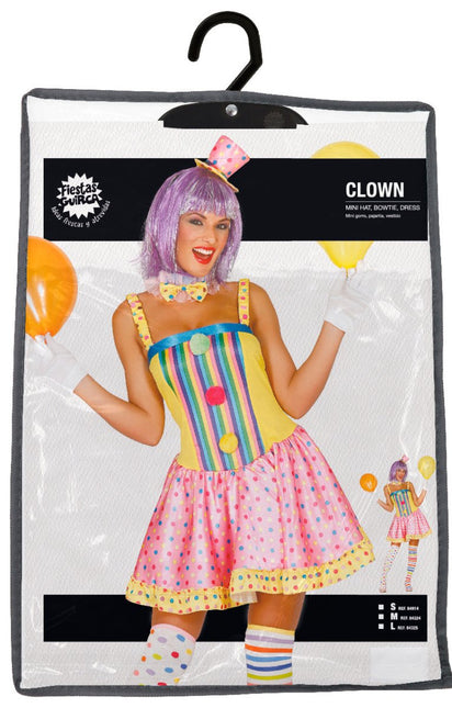 Clown Kostuum Dames - Partywinkel - 8434077849149