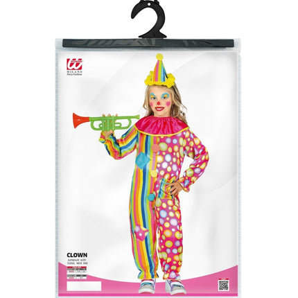 Clownspak Gekleurd Meisje - Partywinkel - 8003558525058