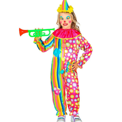 Clownspak Gekleurd Meisje - Partywinkel - 8003558525058