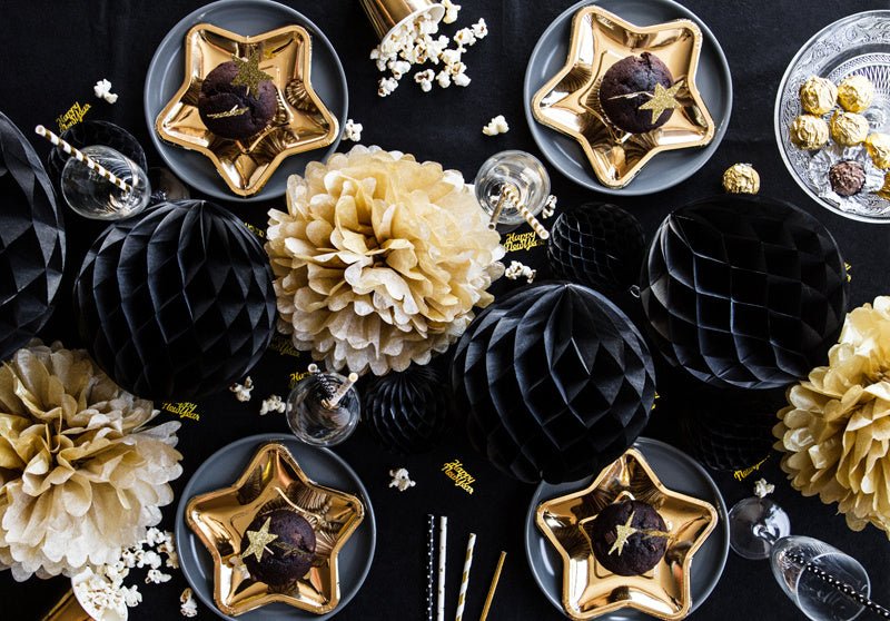 Confetti Happy New Year Goud 4cm van Partydeco koop je bij Partywinkel