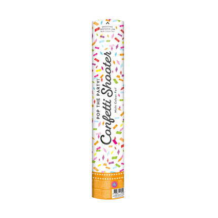 Confetti kanon 40 cm - Meerkleurig folie van Paper Dreams koop je bij Partywinkel