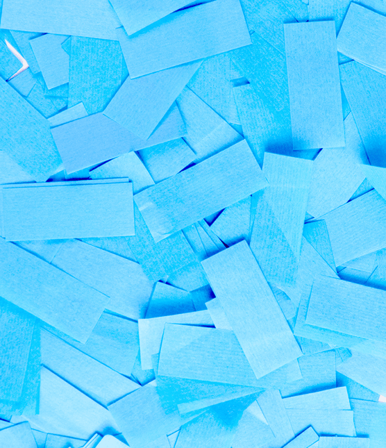 Confetti kanon 60 cm - Gender reveal jongen papier van Paper Dreams koop je bij Partywinkel