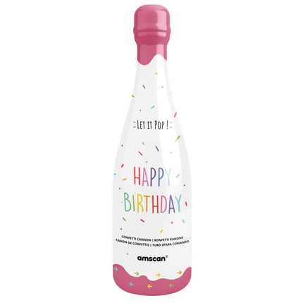 Confetti kanon fles papier van Riethmueller koop je bij Partywinkel