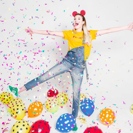 Confetti Kanon Gekleurd Papier 20 cm van Partydeco koop je bij Partywinkel