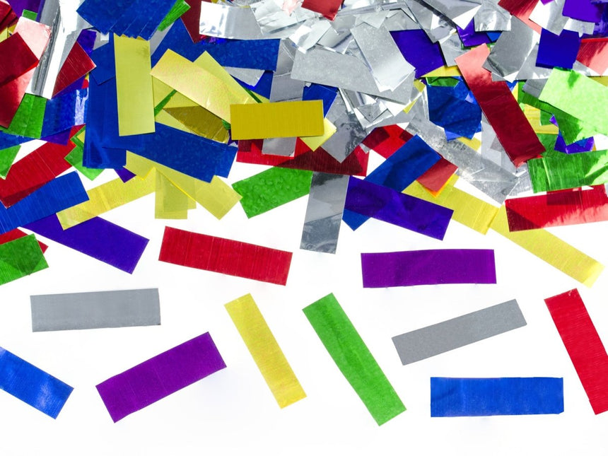 Confetti Kanon Gekleurde Mix 60cm van Partydeco koop je bij Partywinkel