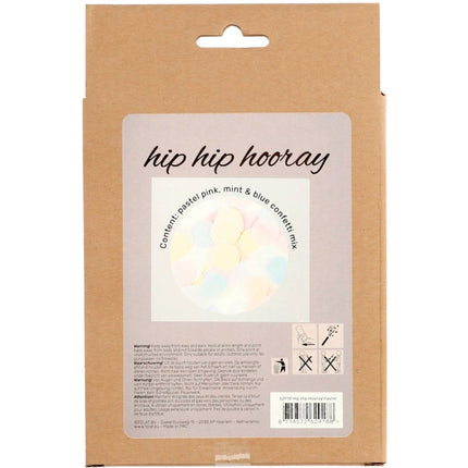 Confetti Kanonnen Set Pastel 15cm 3st van Folat koop je bij Partywinkel