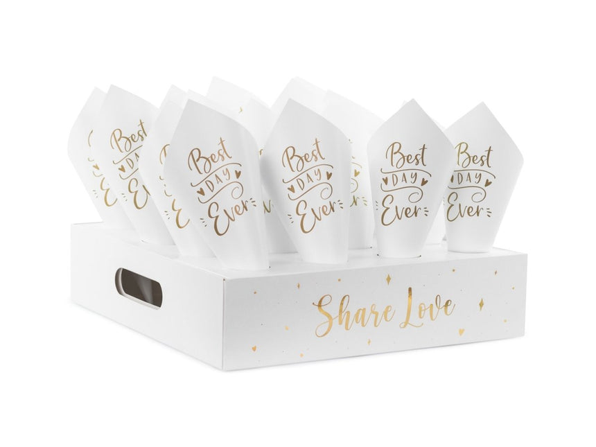 Confetti Kegels Met Standaard van Partydeco koop je bij Partywinkel