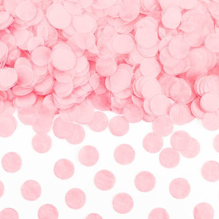 Confetti Rondjes Lichtroze van Partydeco koop je bij Partywinkel