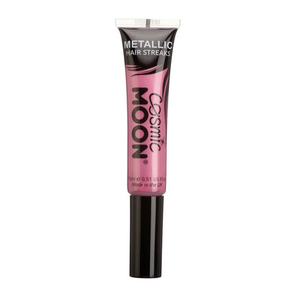 Cosmic Moon Metallic Hair Streaks Pink 15ml van Moon Creations koop je bij Partywinkel