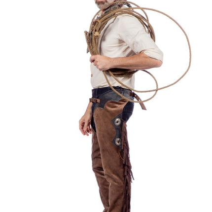 Cowboy Broek Bruin Heren van Wilbers & Wilbers koop je bij Partywinkel