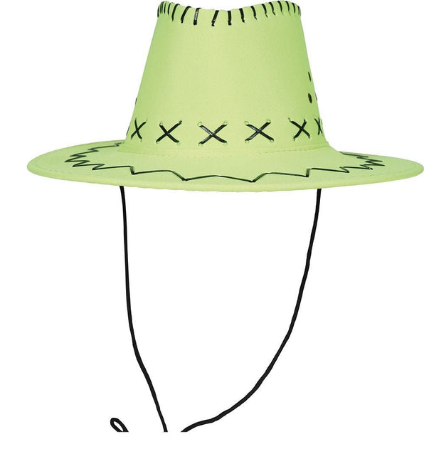 Cowboy Hoed Groen - Partywinkel - 8434077230299