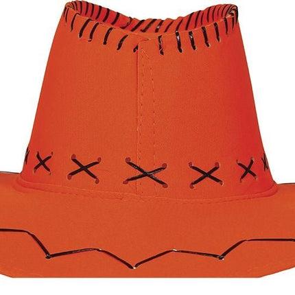 Cowboy Hoed Oranje - Partywinkel - 8434077230305
