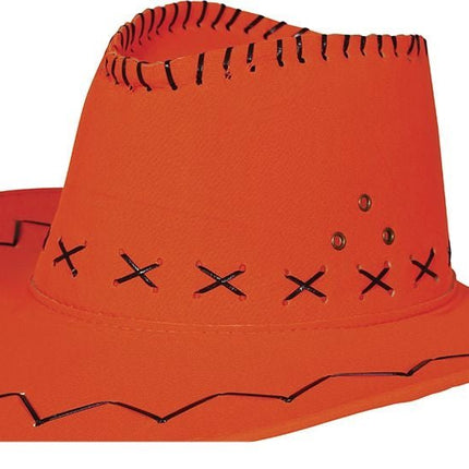 Cowboy Hoed Oranje - Partywinkel - 8434077230305