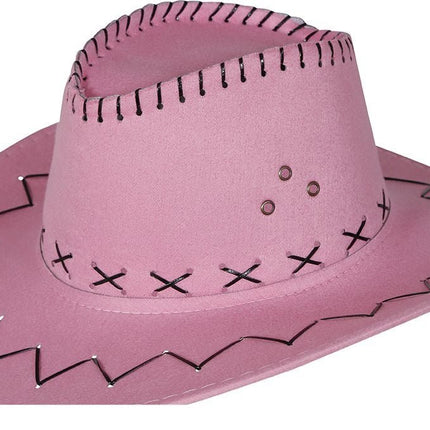 Cowboy Hoed Roze - Partywinkel - 8434077230268