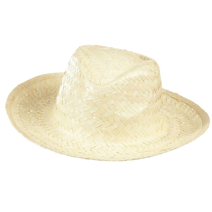Cowboy Hoed Wit Stro van Widmann koop je bij Partywinkel
