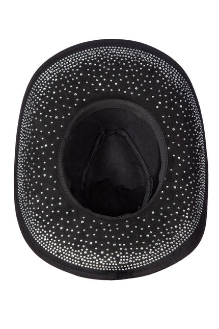 Cowboy Hoed Zwart Strass van Wilbers & Wilbers koop je bij Partywinkel