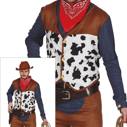 Cowboy Kostuum Heren Bruin van Fiestas Guirca koop je bij Partywinkel